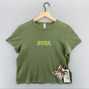 NEW WITH TAGS RVCA Baby T size M